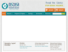 Tablet Screenshot of mscasa.org